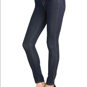J Brand Blue High Rise Skinny Starless Maria Jeans
